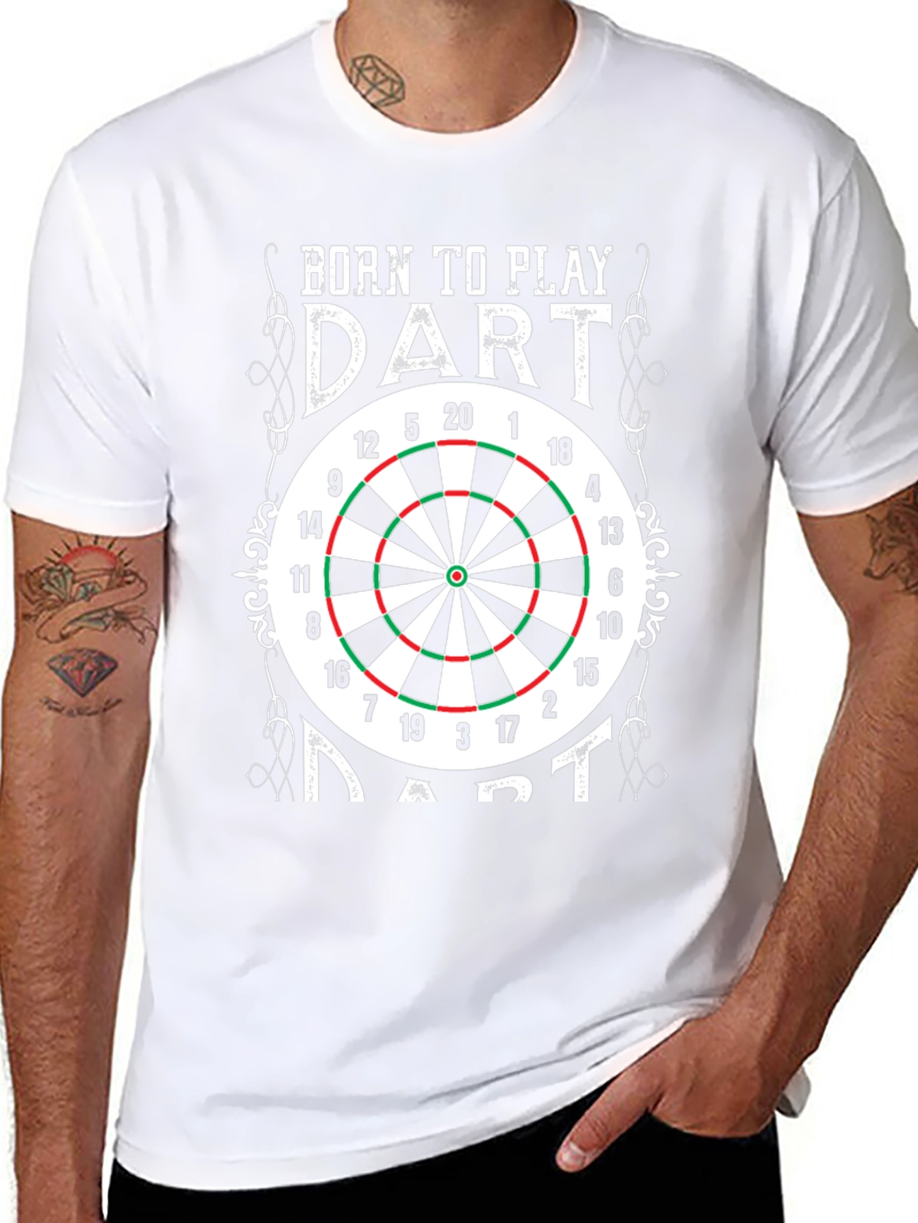 Born to Play Dart T-Shirt