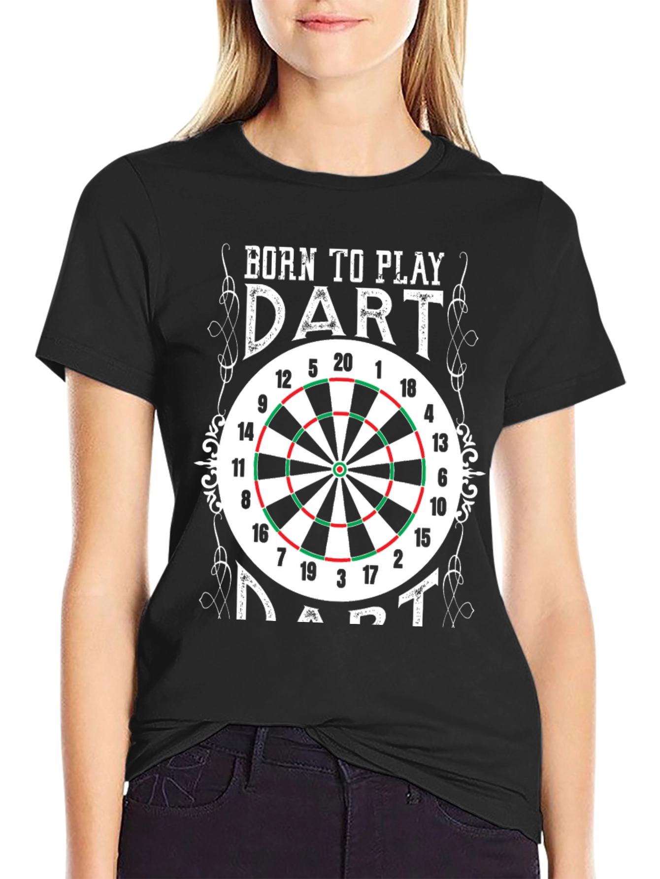 Born to Play Dart T-Shirt