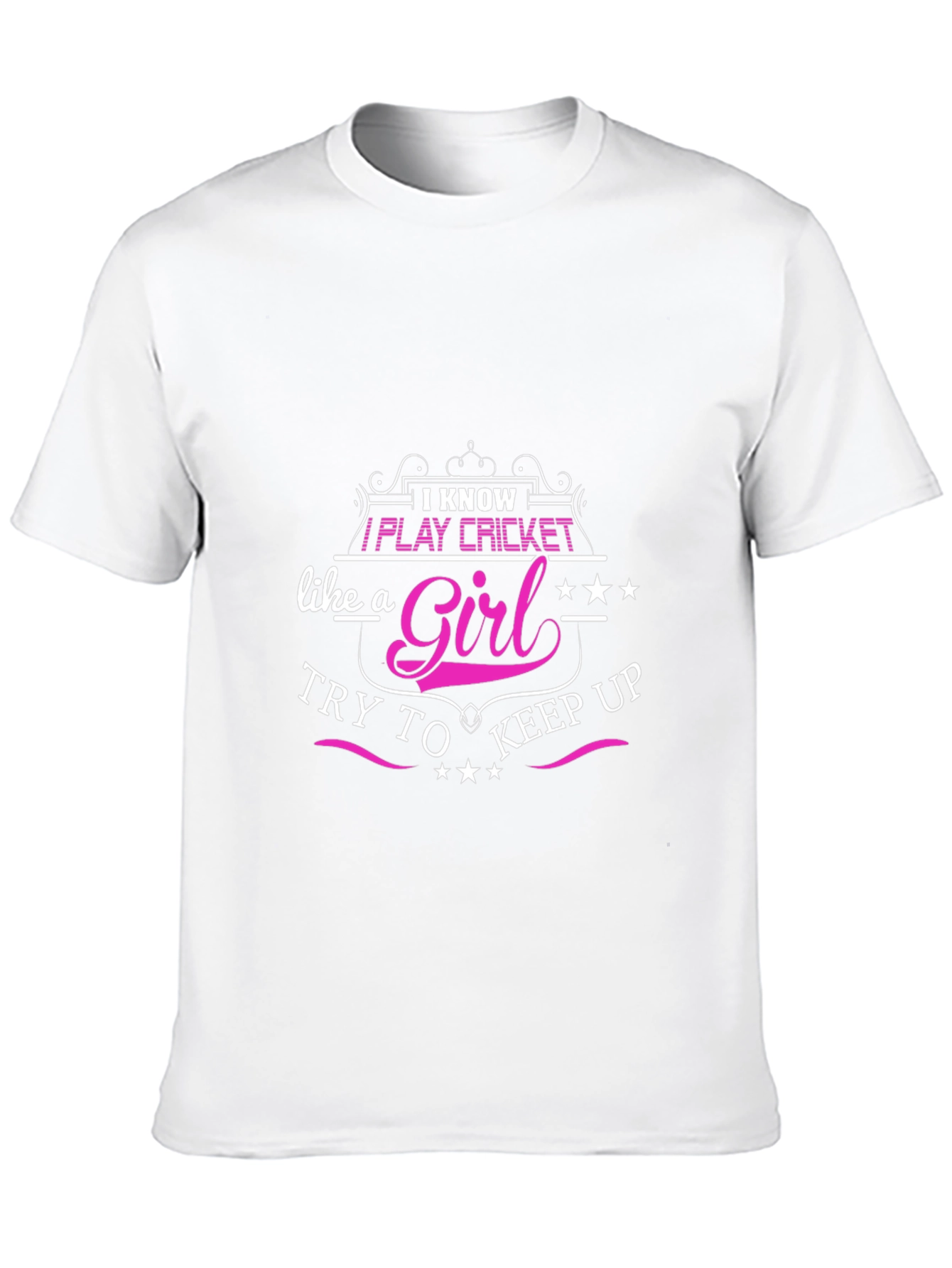 I Know I Play Cricket Like A Girl T-Shirt