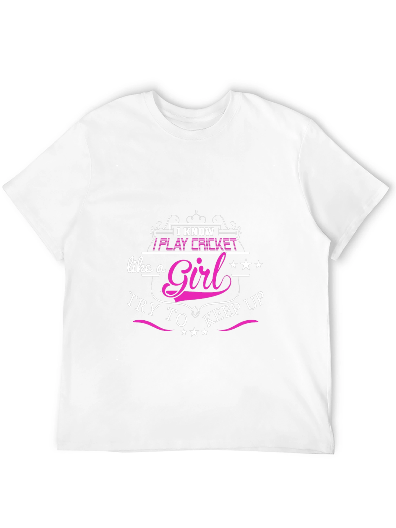 I Know I Play Cricket Like A Girl T-Shirt