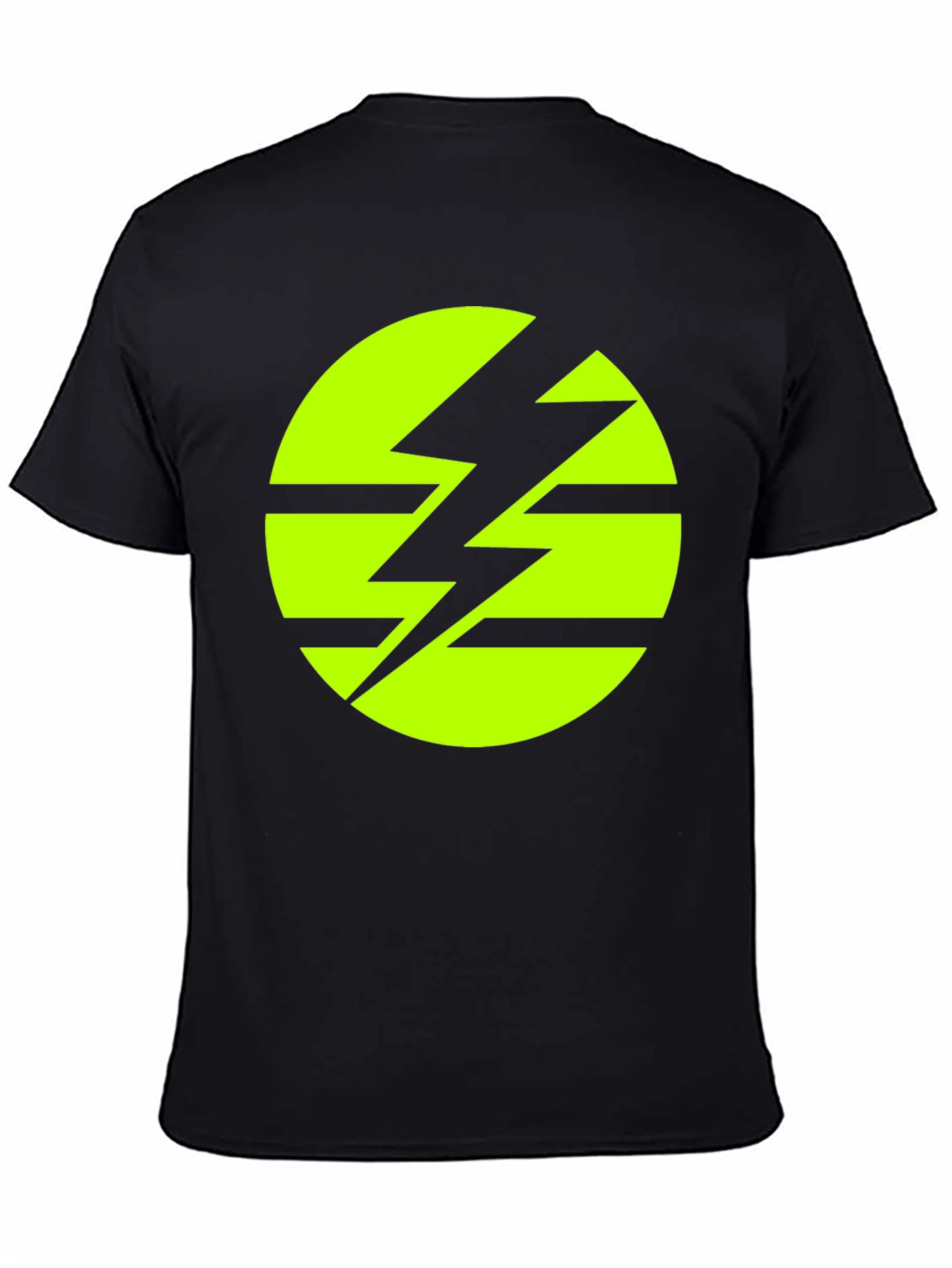 Electric Bolt Graphic T-Shirt - Black