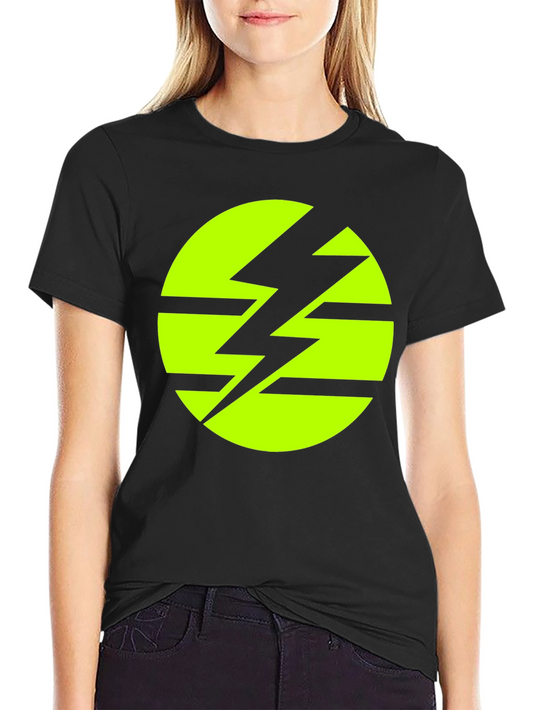 Electric Bolt Graphic T-Shirt - Black