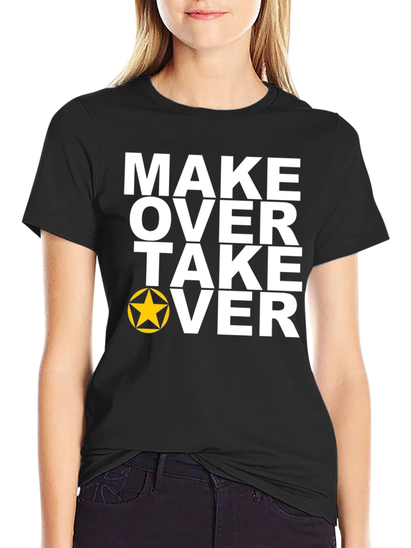 Make Over Take Over Graphic Tee