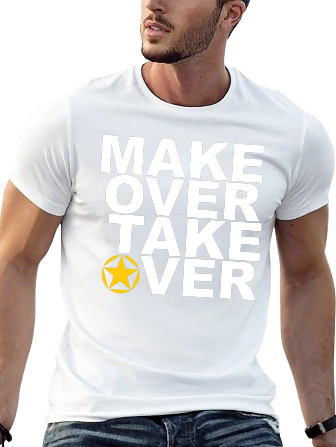 Make Over Take Over Graphic Tee