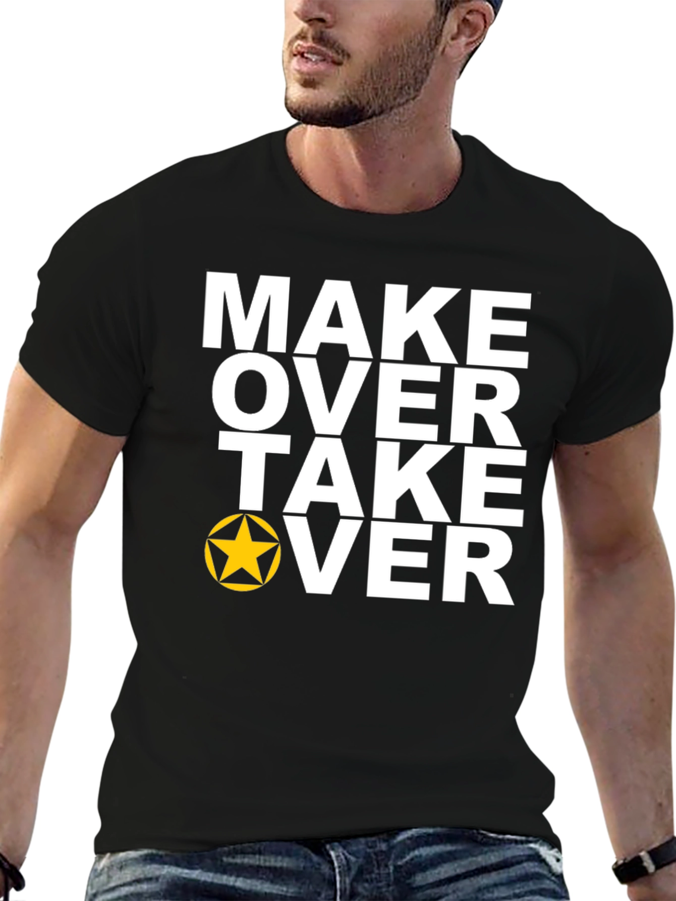 Make Over Take Over Graphic Tee
