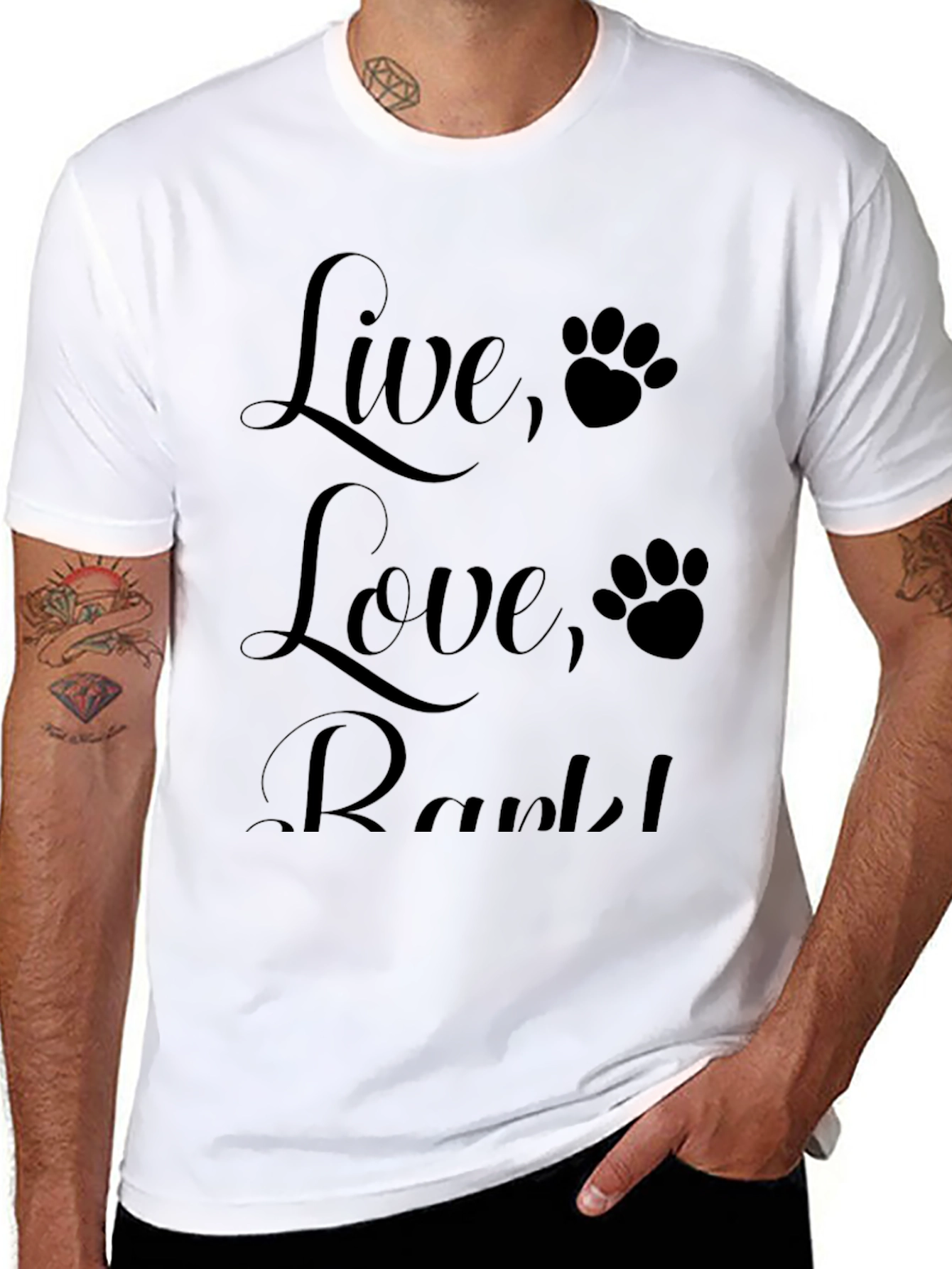 Live Love Bark! T-Shirt