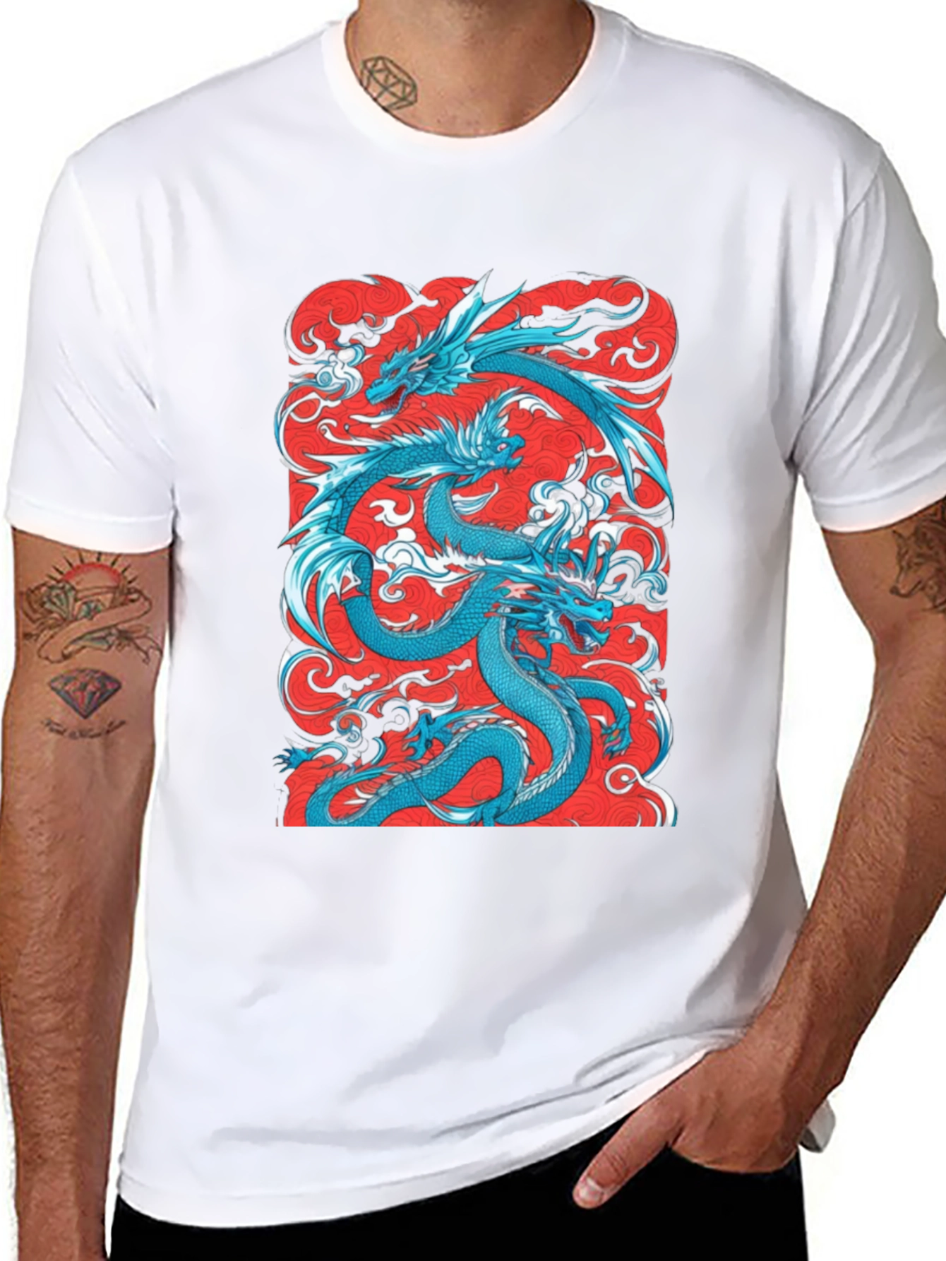 Dragon Graphic Tee - Stylish & Unique Design