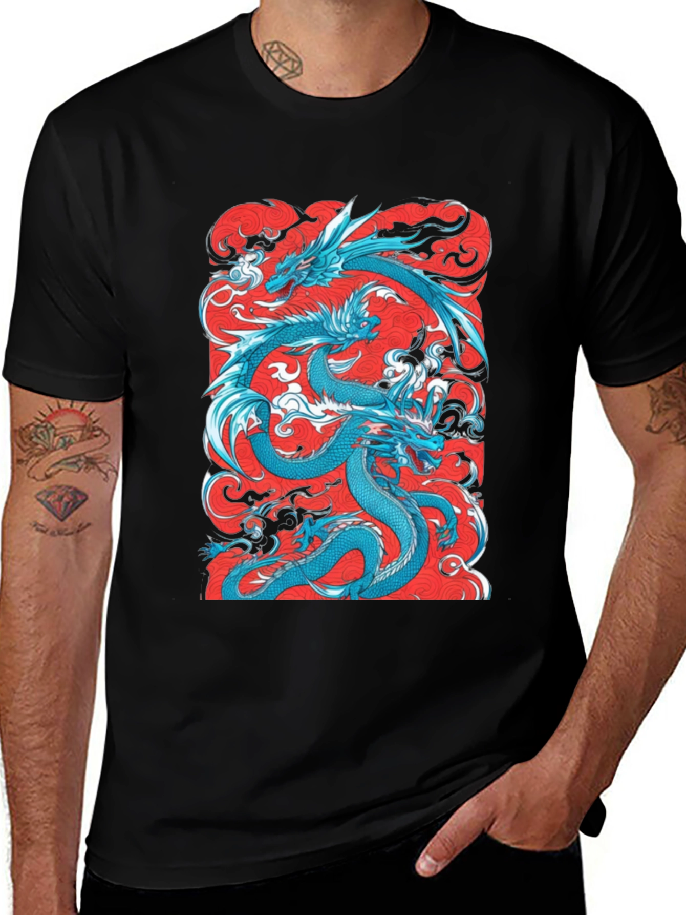 Dragon Graphic Tee - Stylish & Unique Design