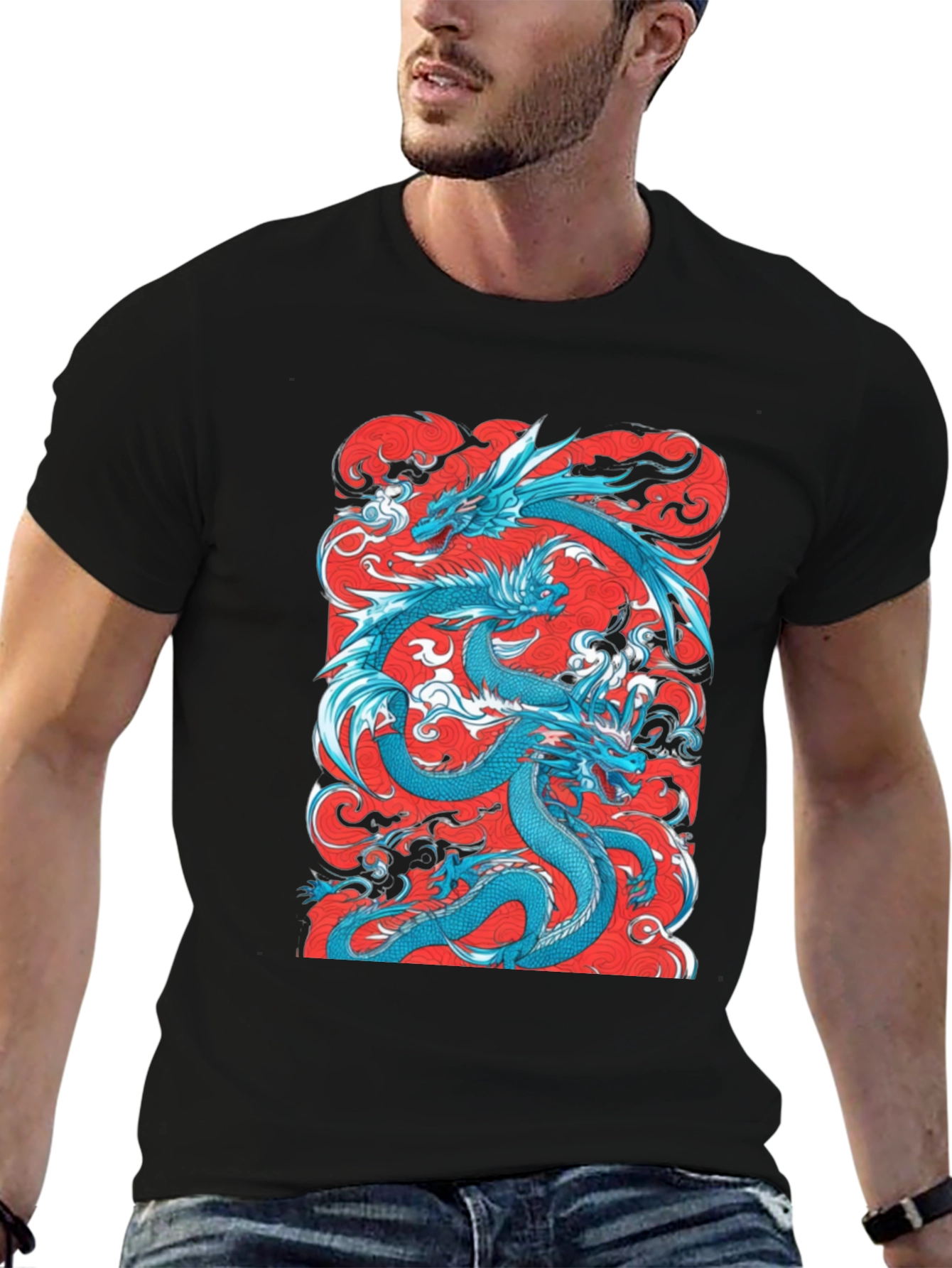 Dragon Graphic Tee - Stylish & Unique Design