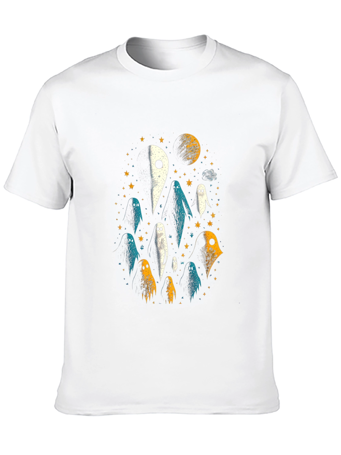 Ghostly Black T-Shirt