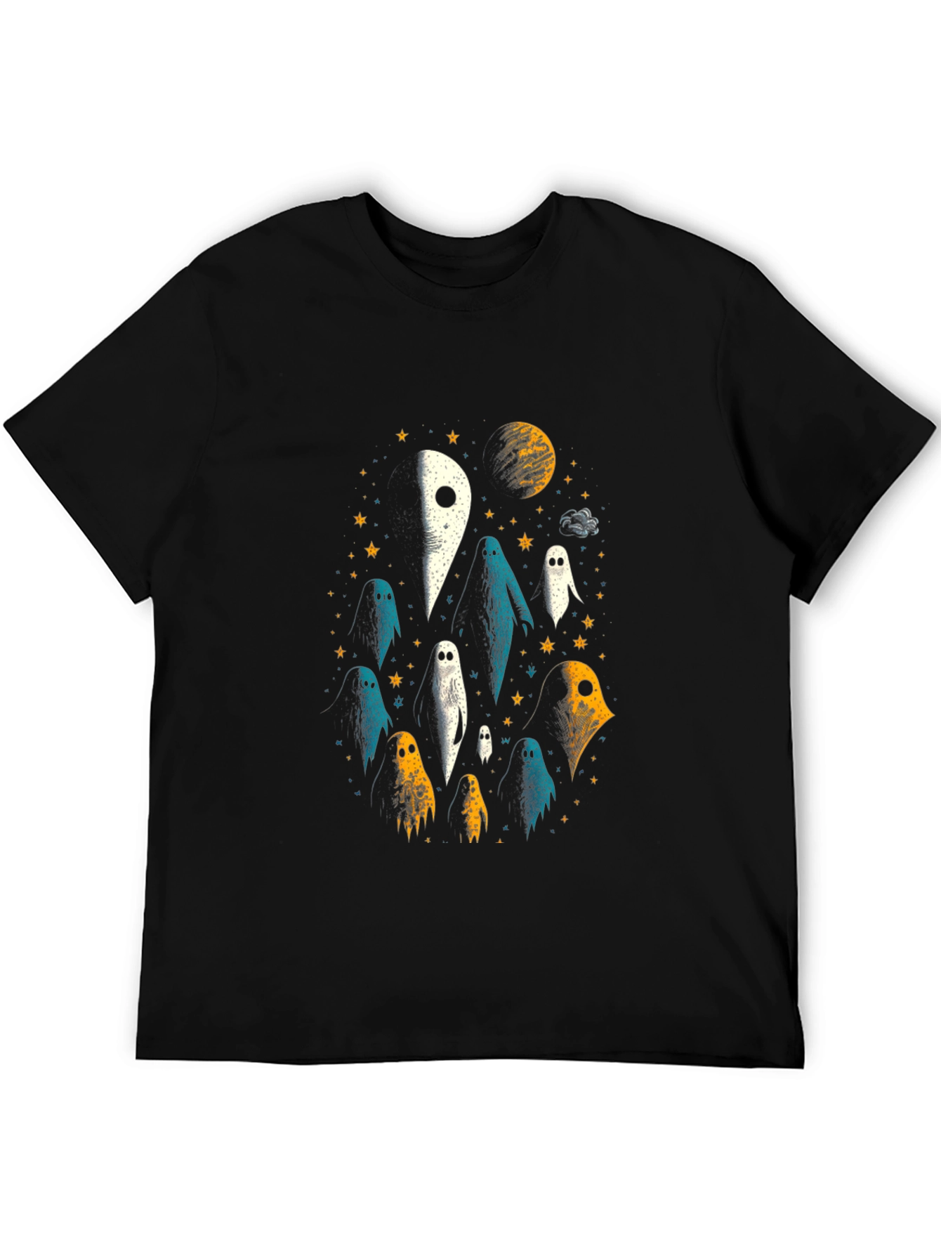 Ghostly Black T-Shirt
