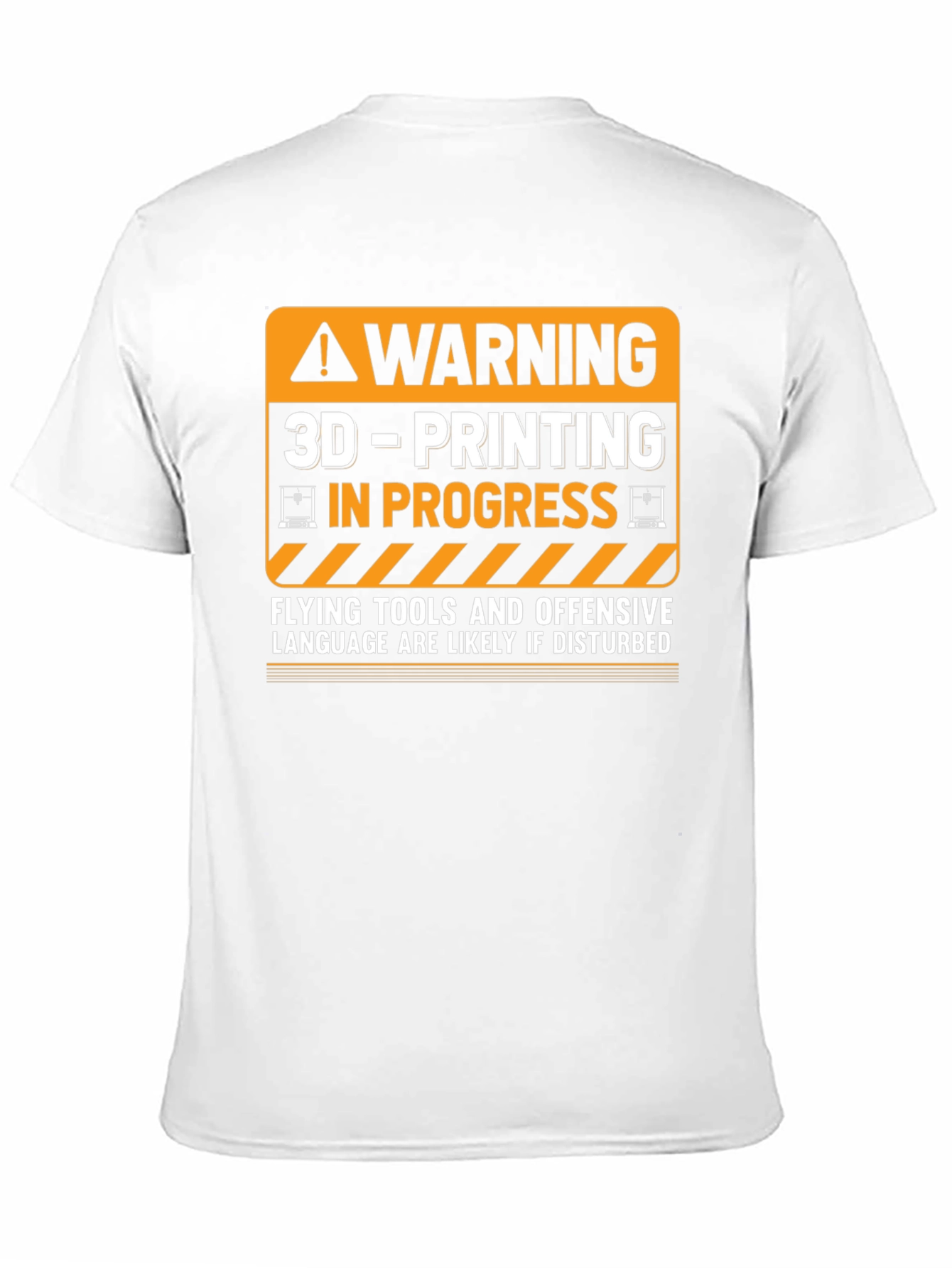 Warning 3D Printing In Progress T-Shirt