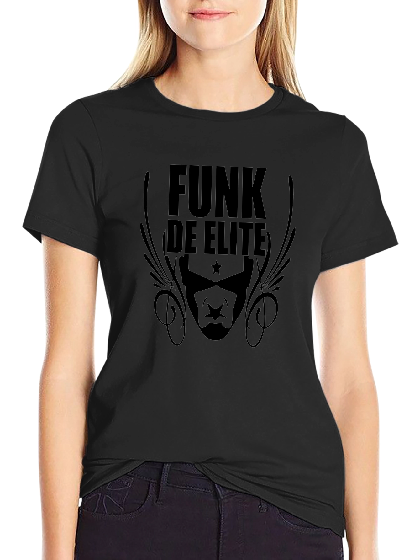 Funk de Elite Black Graphic Tee