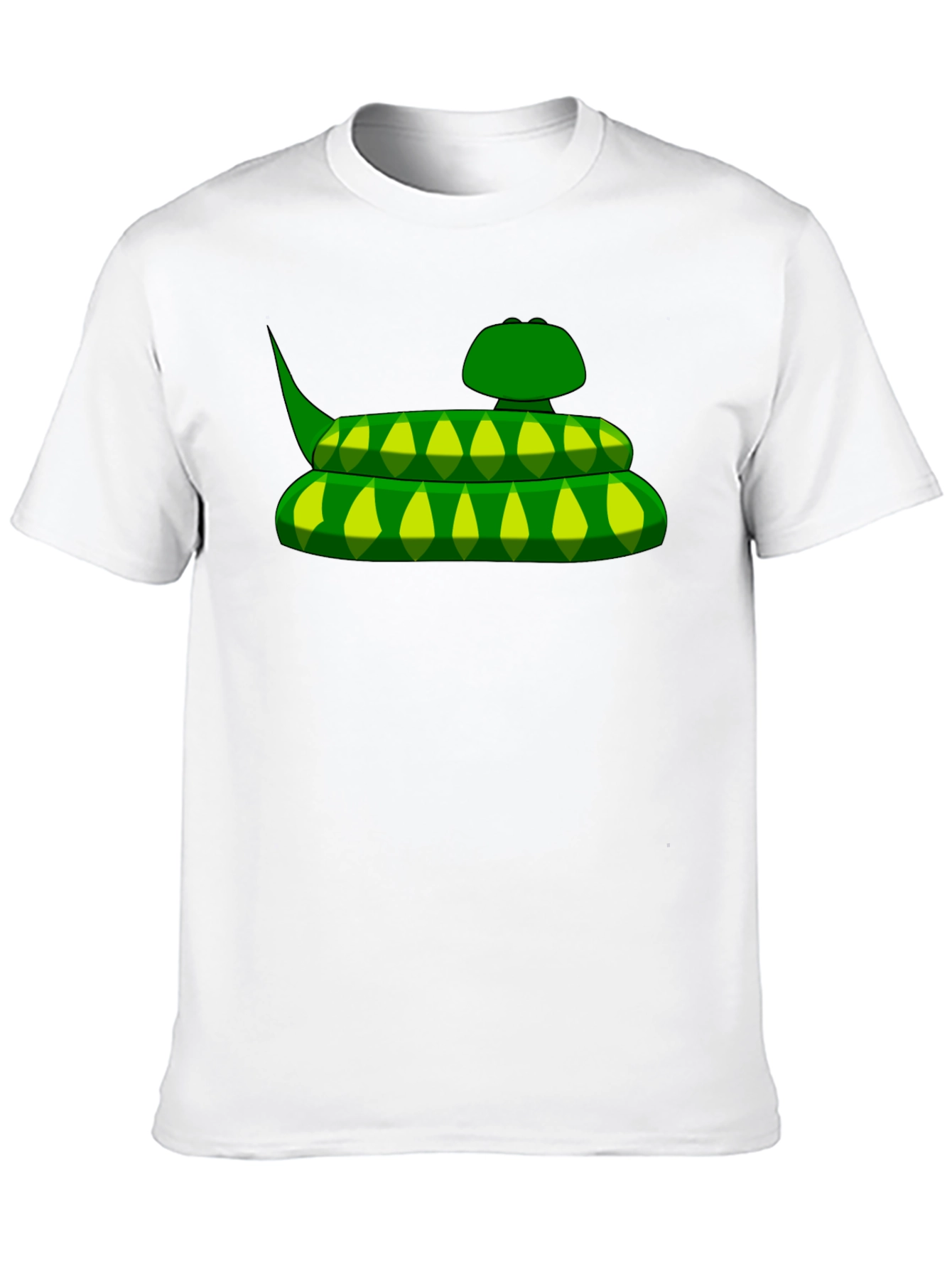 Snake Graphic Tee - Cartoon Reptile Design