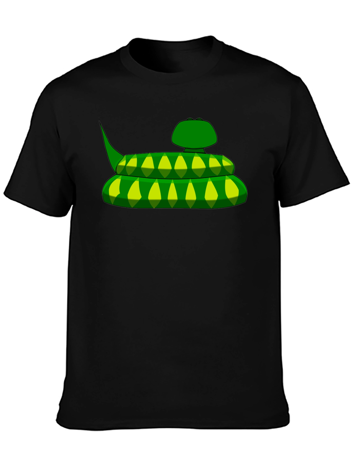 Snake Graphic Tee - Cartoon Reptile Design