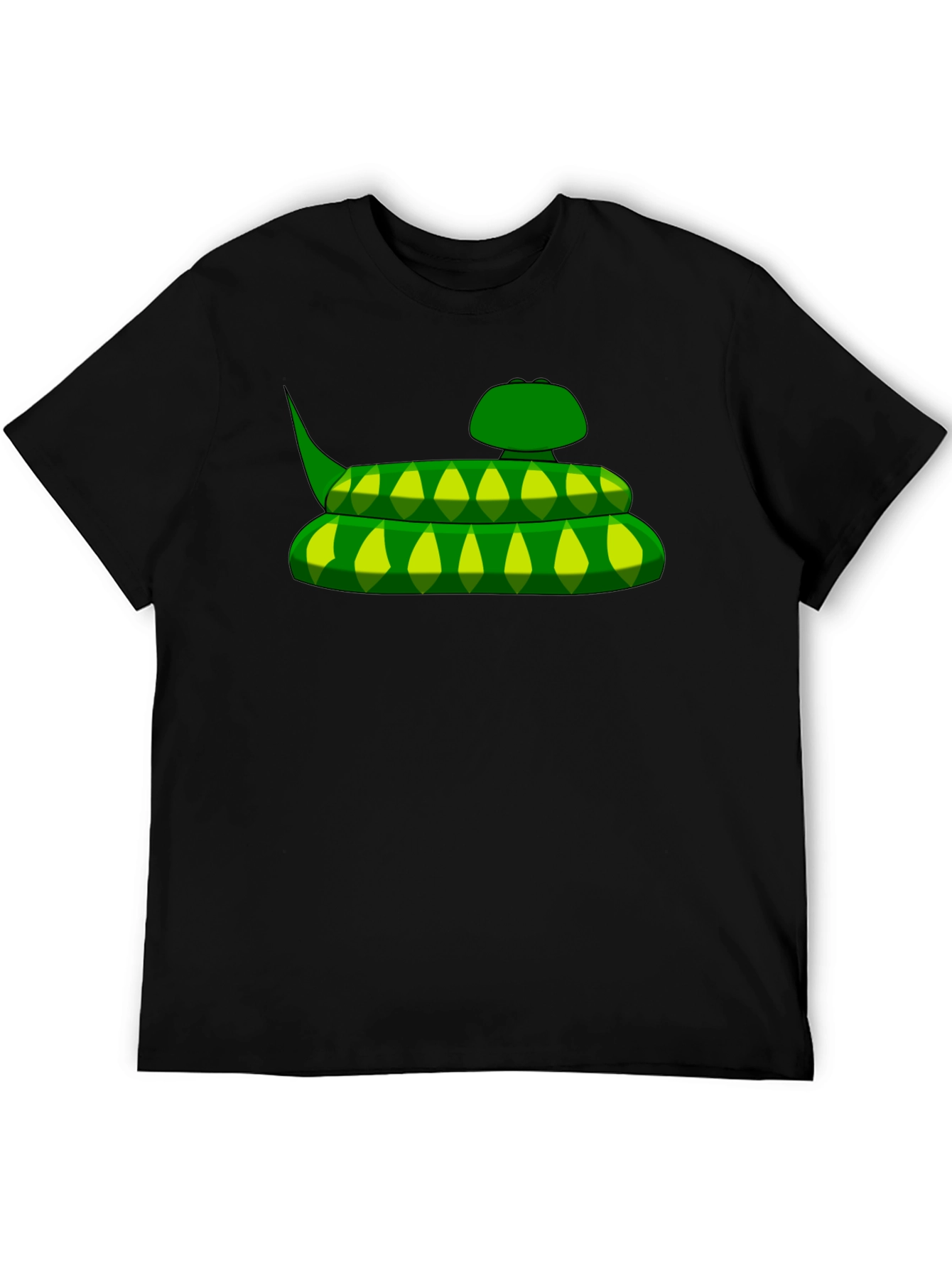 Snake Graphic Tee - Cartoon Reptile Design