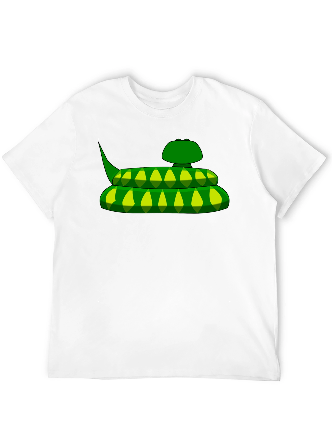 Snake Graphic Tee - Cartoon Reptile Design