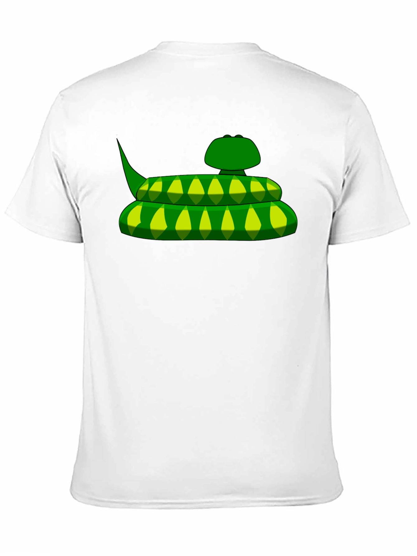 Snake Graphic Tee - Cartoon Reptile Design
