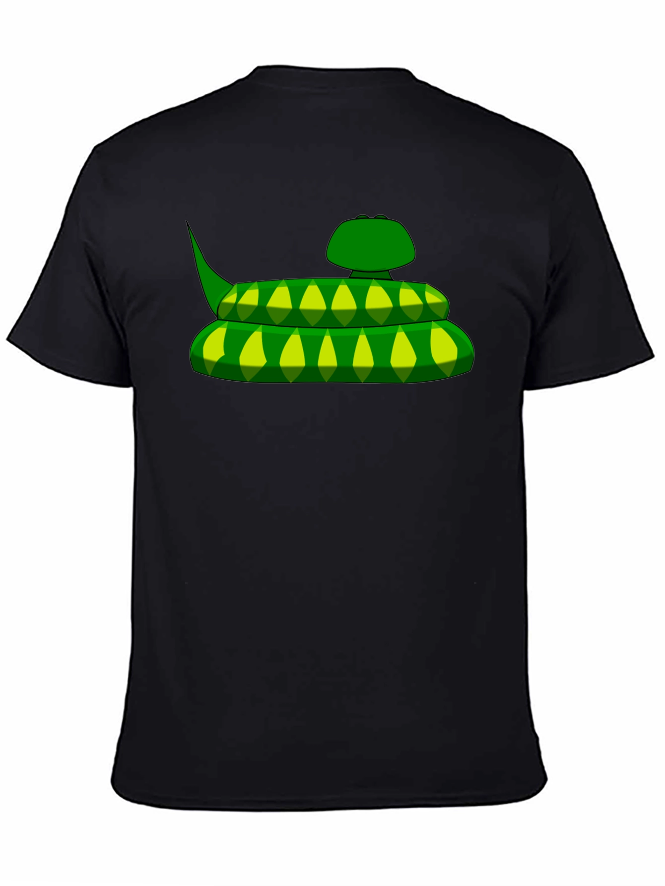 Snake Graphic Tee - Cartoon Reptile Design