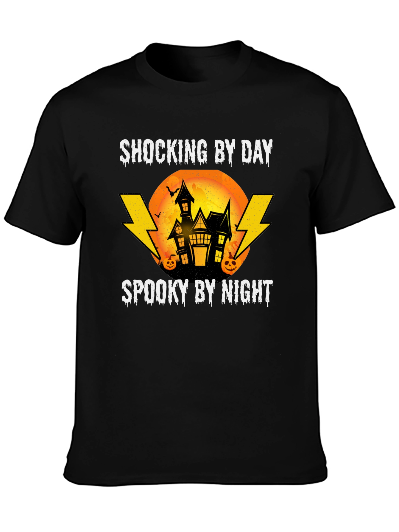 Shocking by Day Spooky by Night Halloween Tee