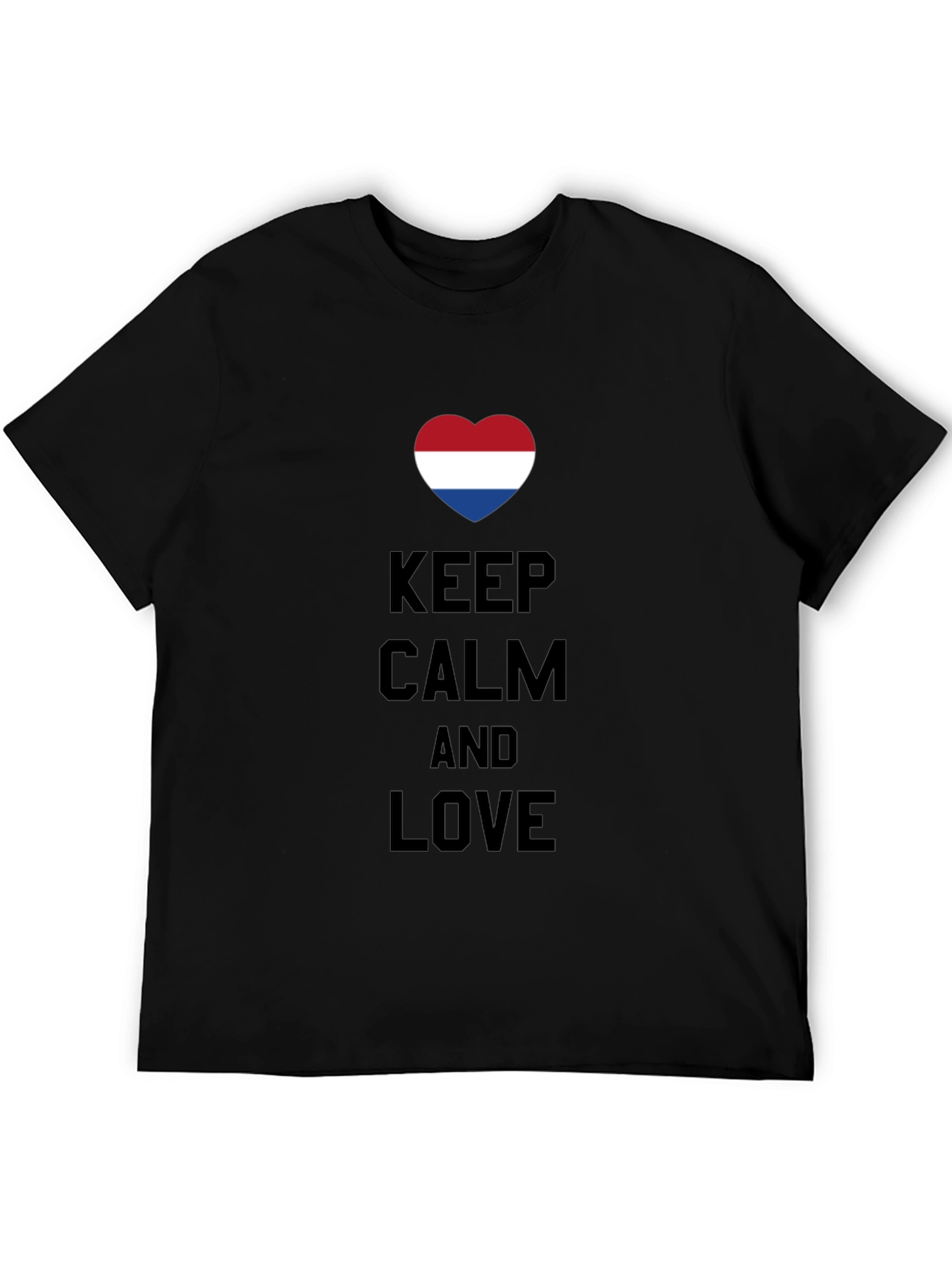 Keep Calm and Love - Dutch Heart T-Shirt