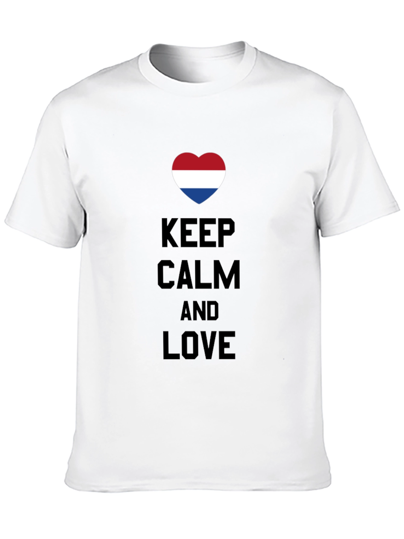 Keep Calm and Love - Dutch Heart T-Shirt