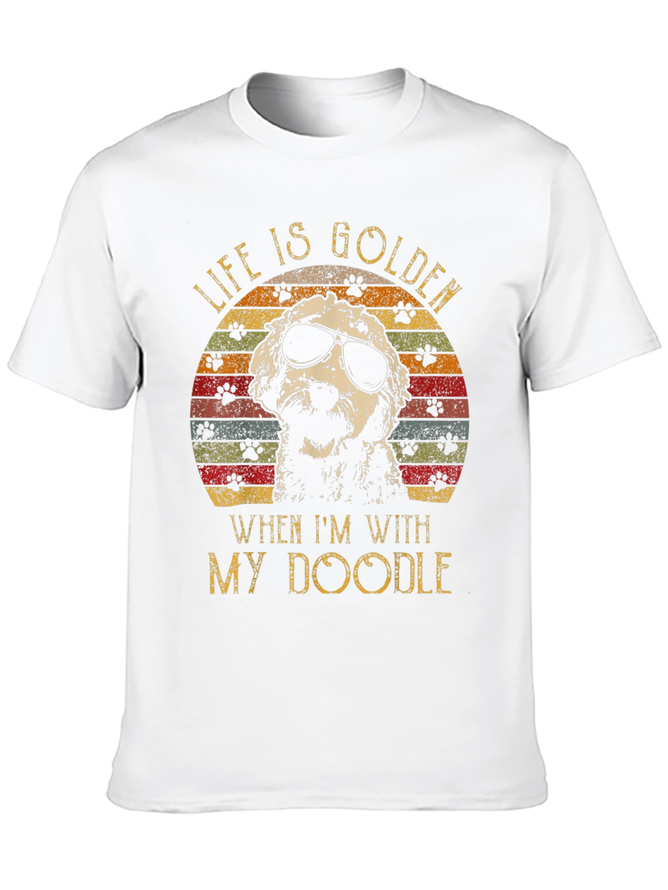 Life is Golden When Im With My Doodle T-Shirt