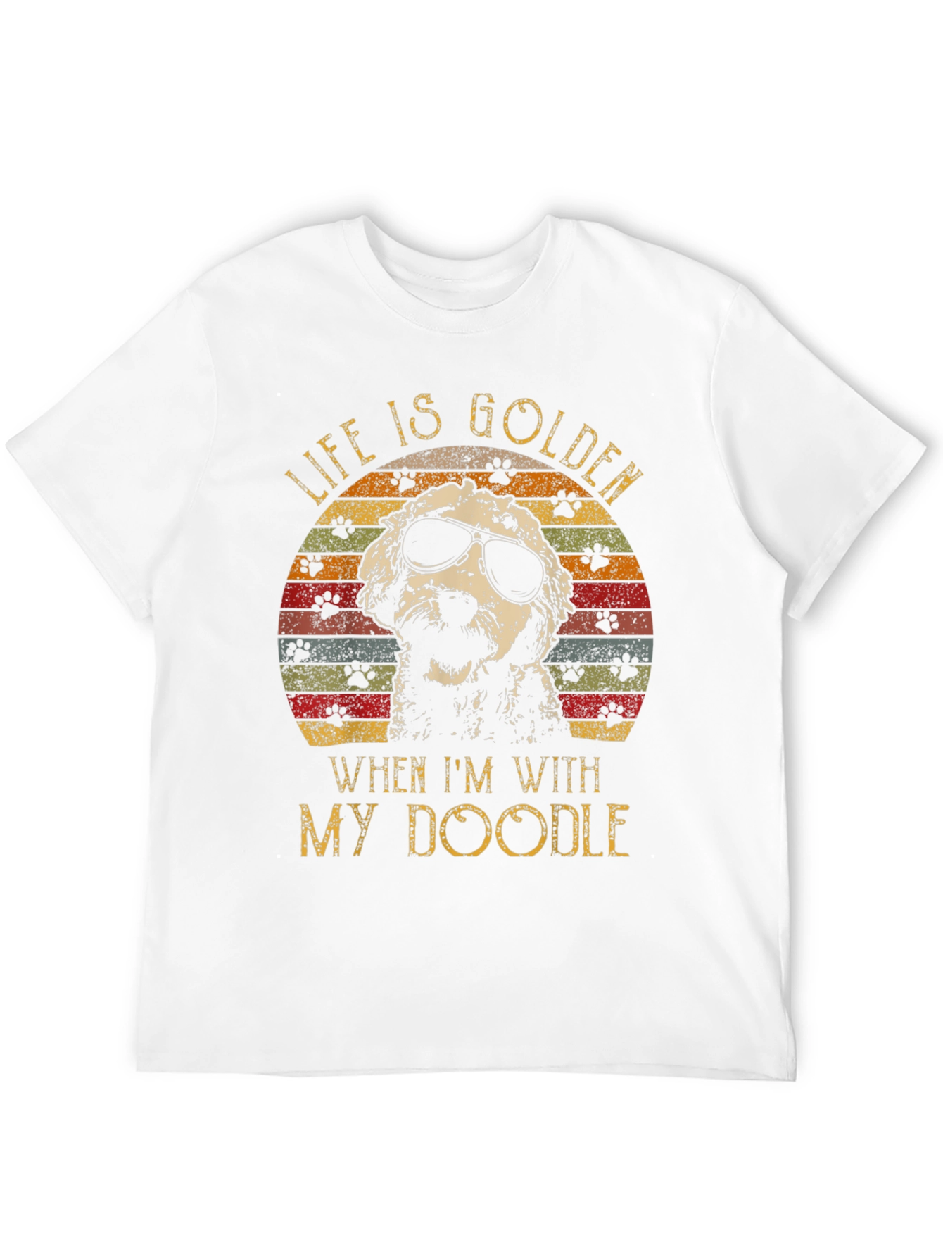 Life is Golden When Im With My Doodle T-Shirt
