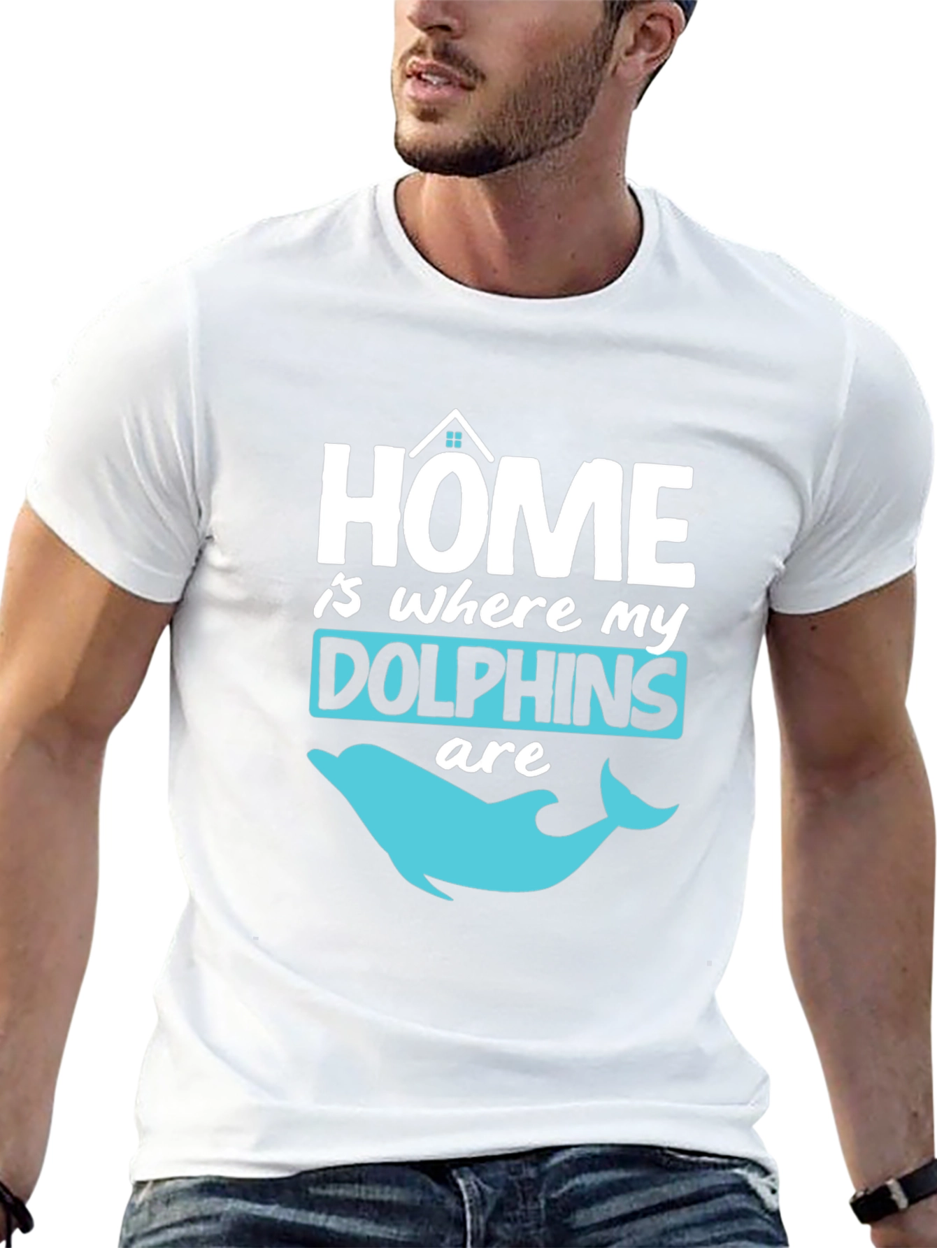 Home is Where My Dolphins Are T-Shirt