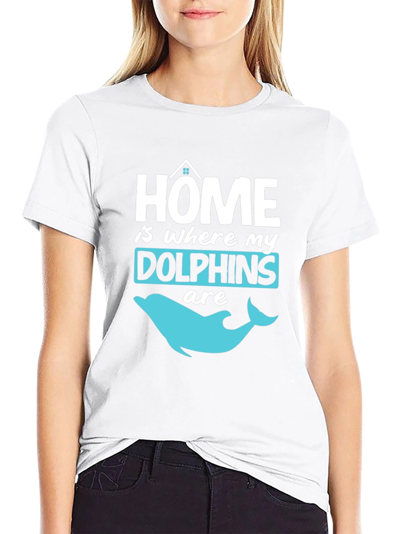 Home is Where My Dolphins Are T-Shirt