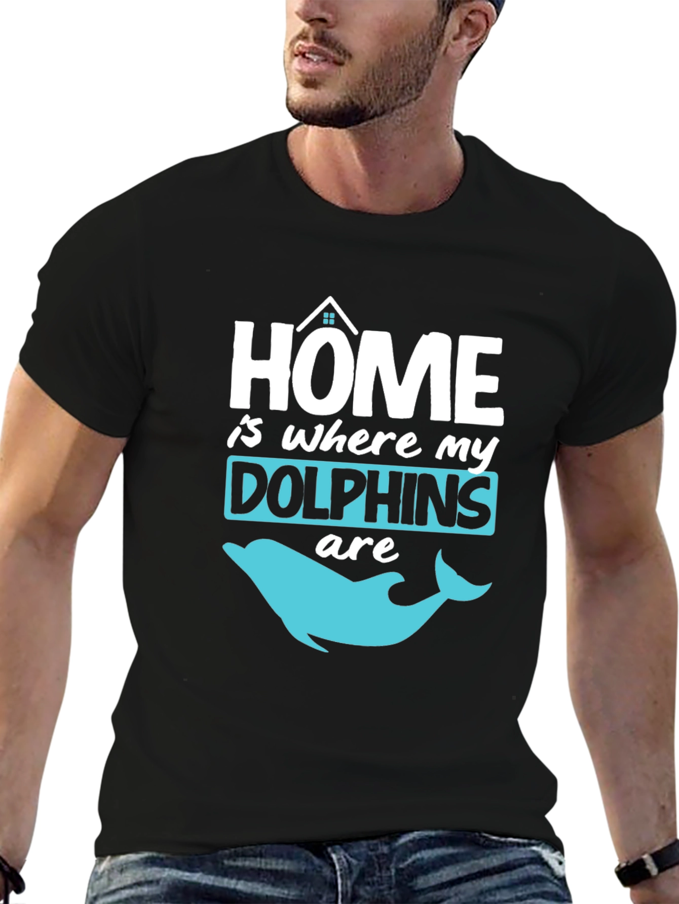 Home is Where My Dolphins Are T-Shirt