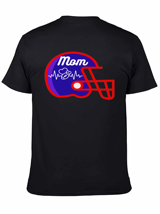 Mom Football Helmet T-Shirt