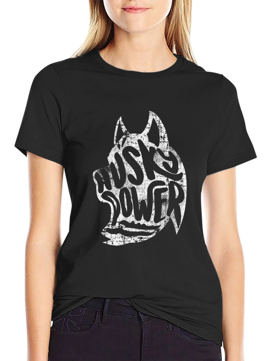 Husky Power T-Shirt - Dog Lover Apparel