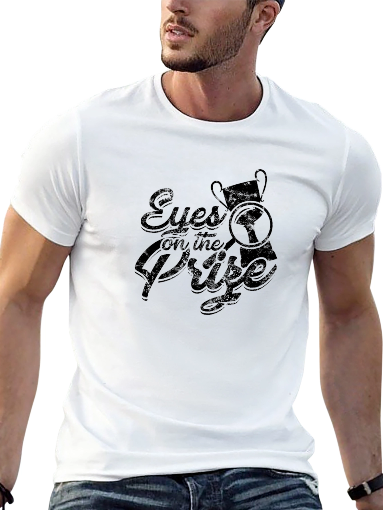 Eyes on the Prize T-Shirt - Motivation Black Tee