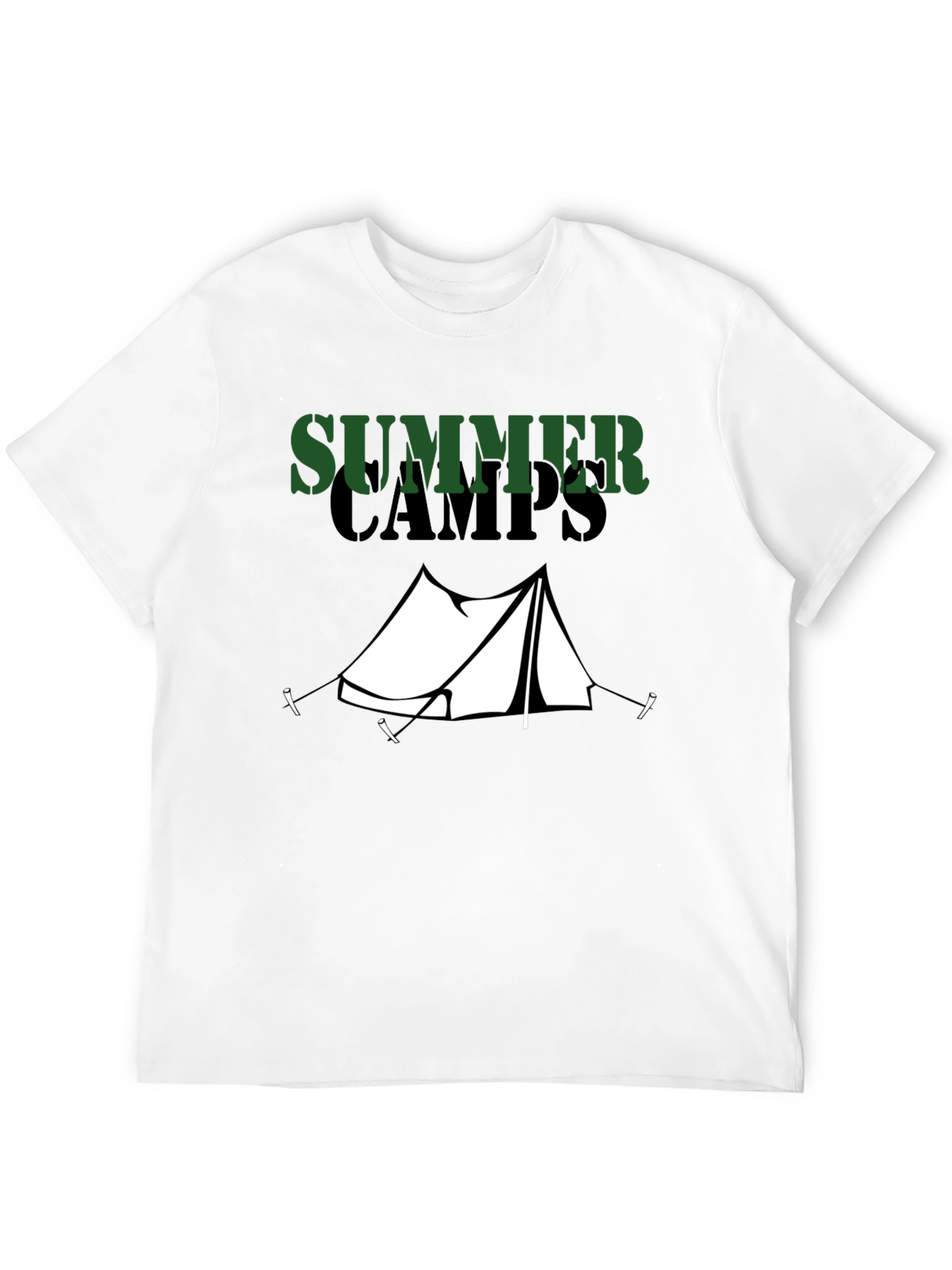 Summer Camps Graphic Tee - Camping Adventure T-Shirt
