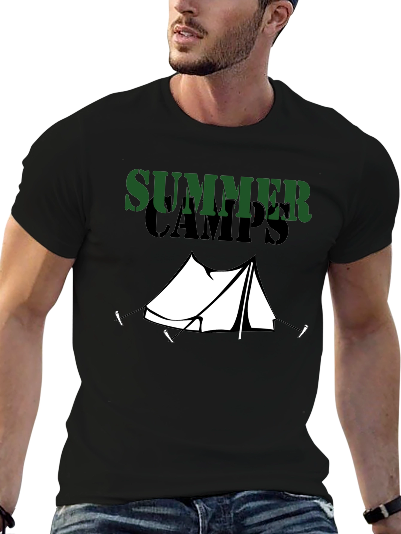 Summer Camps Graphic Tee - Camping Adventure T-Shirt