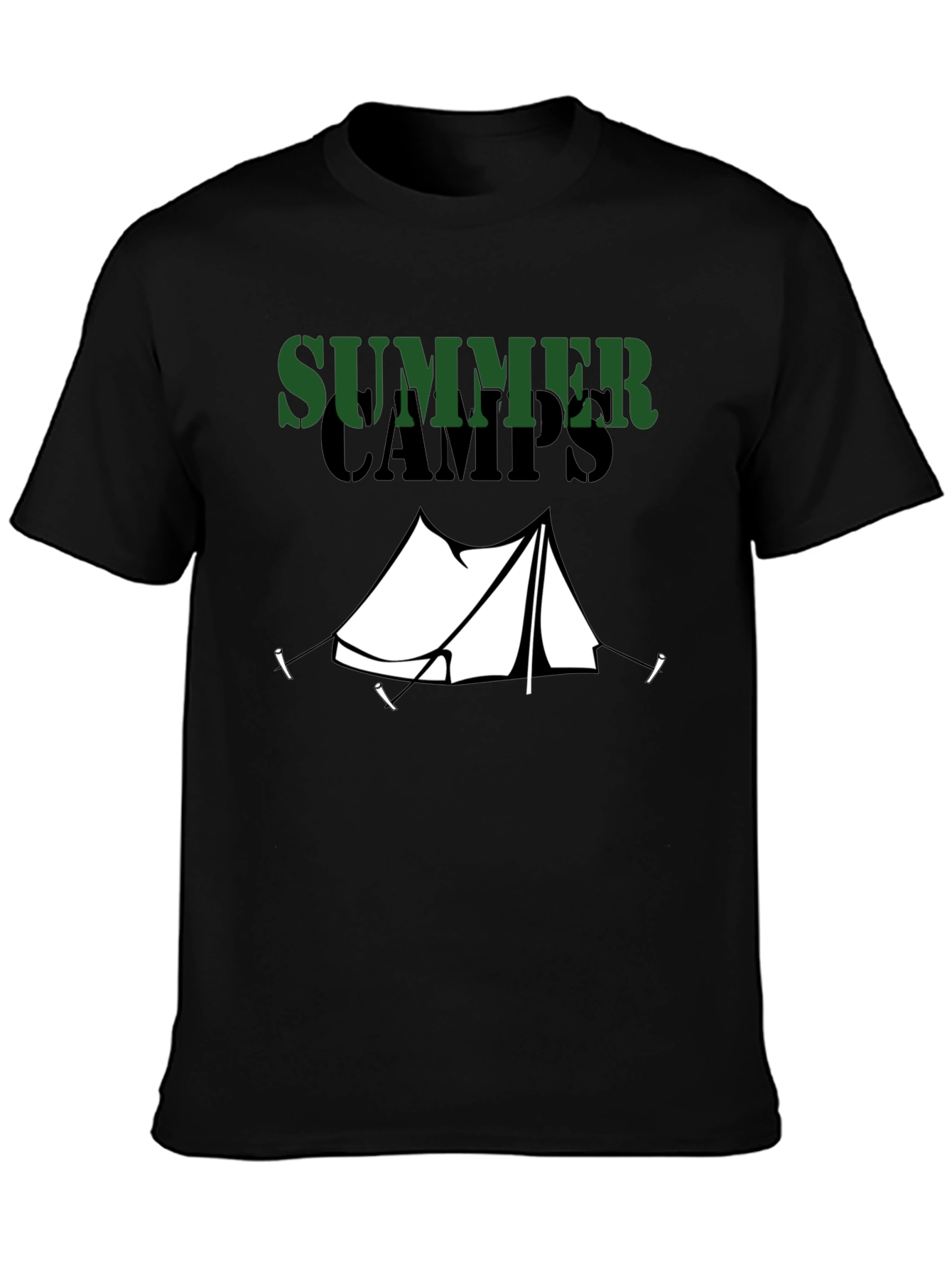 Summer Camps Graphic Tee - Camping Adventure T-Shirt