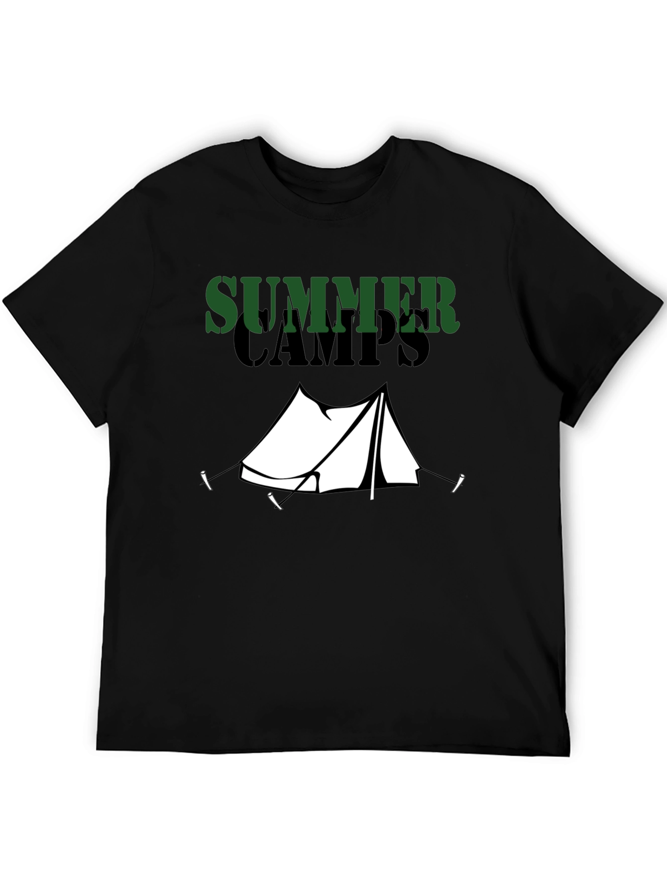 Summer Camps Graphic Tee - Camping Adventure T-Shirt
