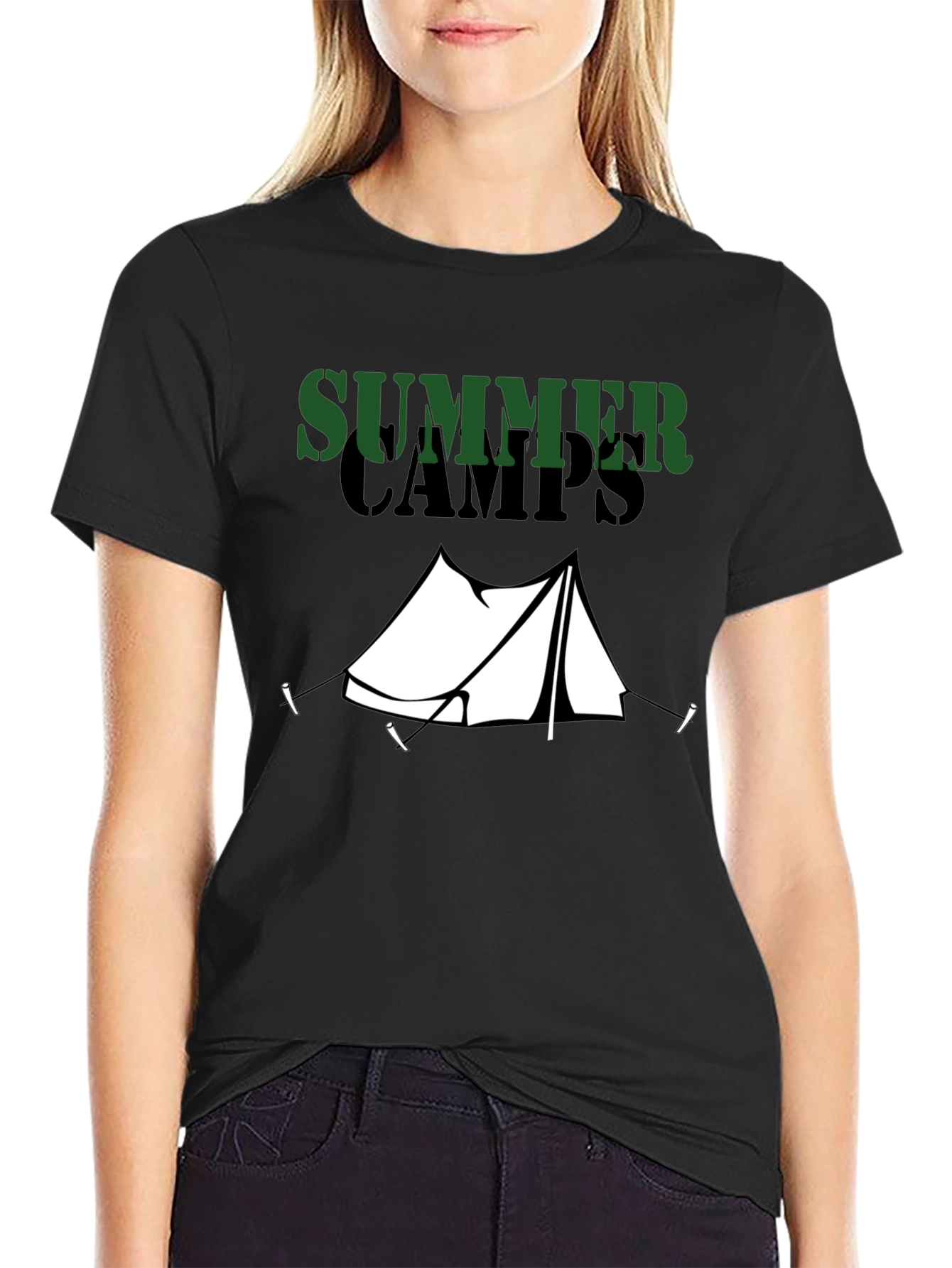 Summer Camps Graphic Tee - Camping Adventure T-Shirt