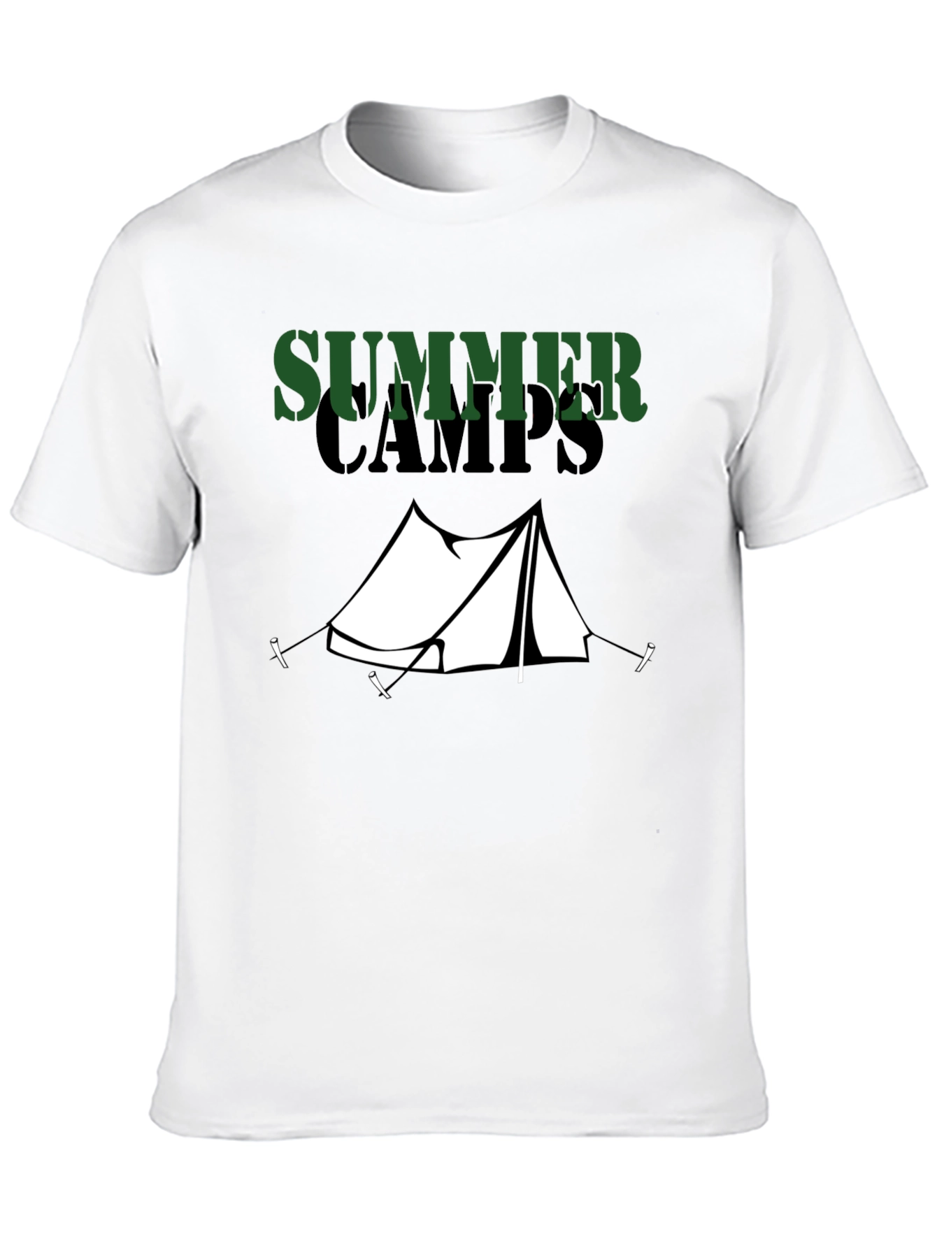 Summer Camps Graphic Tee - Camping Adventure T-Shirt