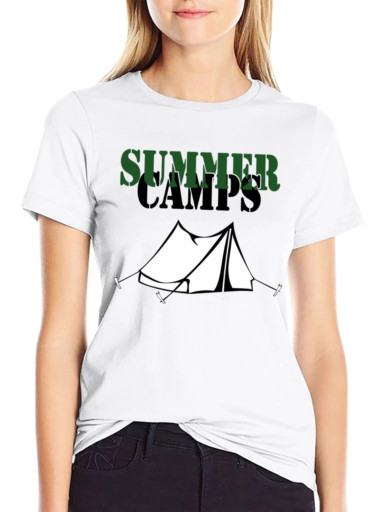 Summer Camps Graphic Tee - Camping Adventure T-Shirt
