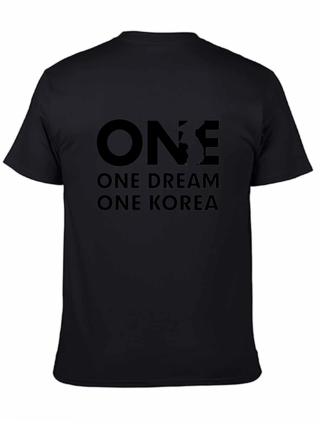 One Dream One Korea Black T-Shirt