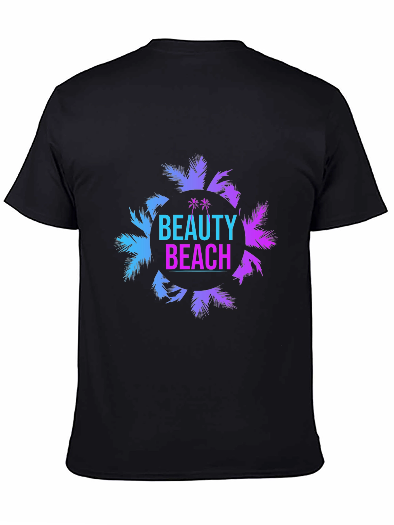 Beauty Beach Graphic Tee - Mens Black T-Shirt