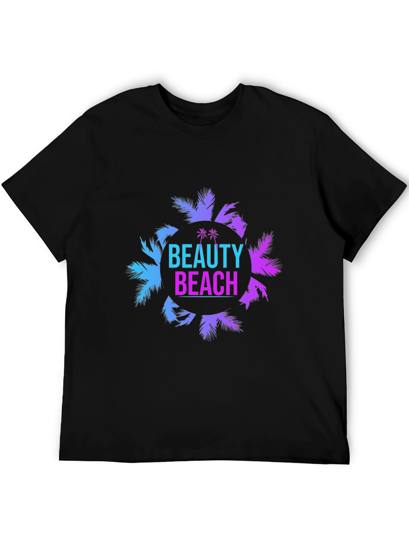 Beauty Beach Graphic Tee - Mens Black T-Shirt