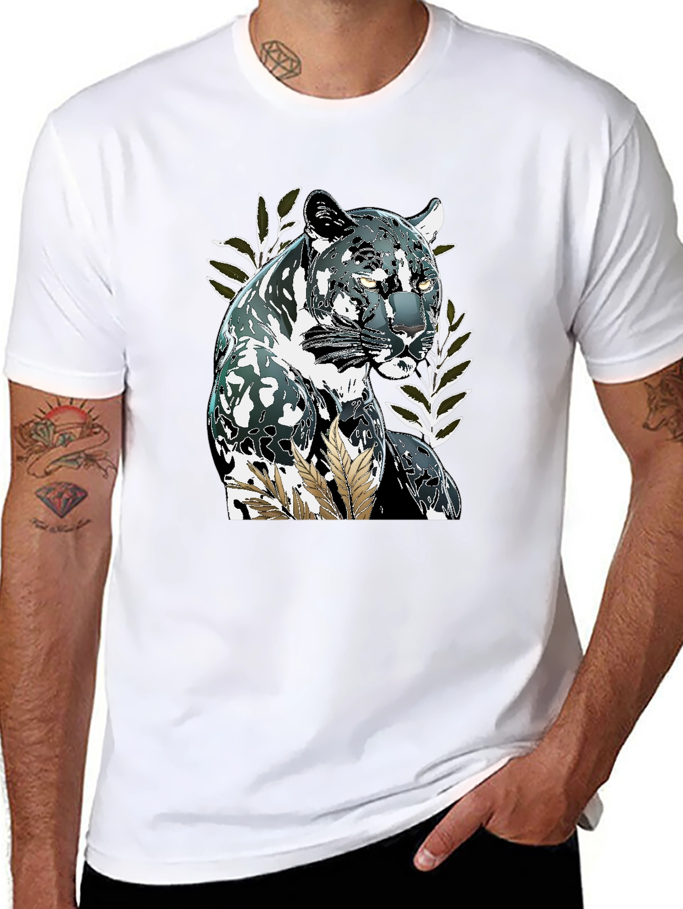 Black Panther Graphic Tee - Stylish Mens Shirt