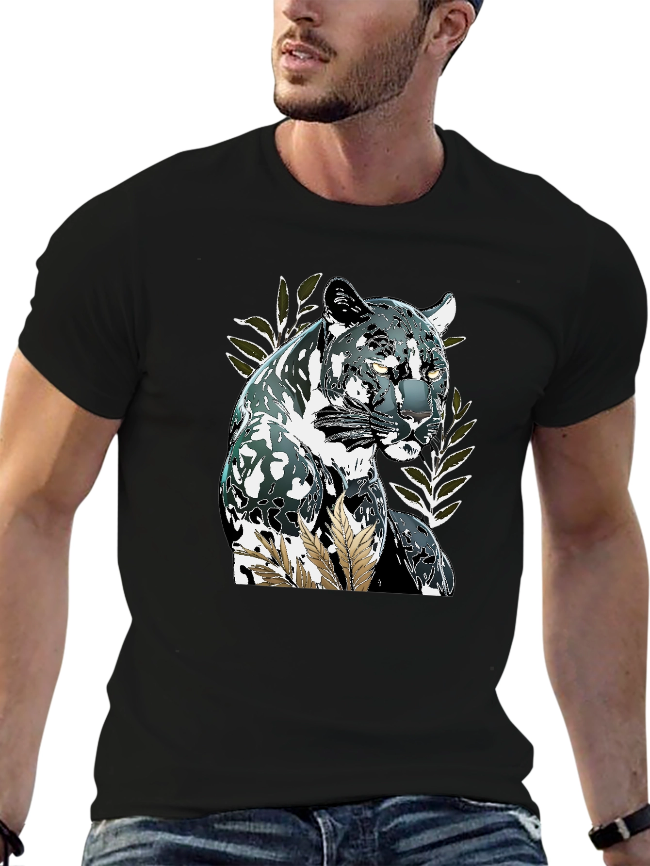 Black Panther Graphic Tee - Stylish Mens Shirt