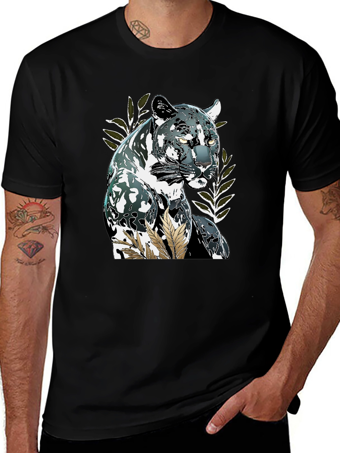 Black Panther Graphic Tee - Stylish Mens Shirt