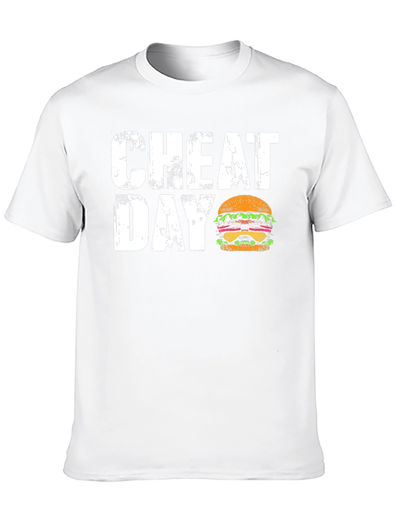 Cheat Day Burger T-Shirt -  Foodie Fun!