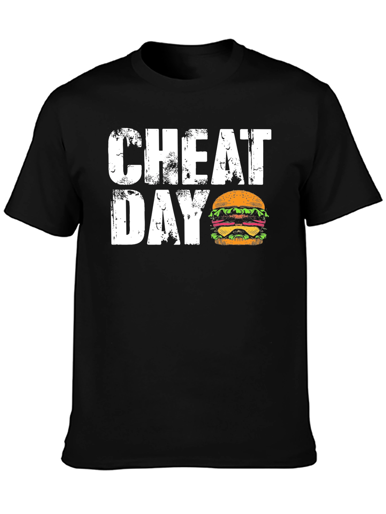 Cheat Day Burger T-Shirt -  Foodie Fun!