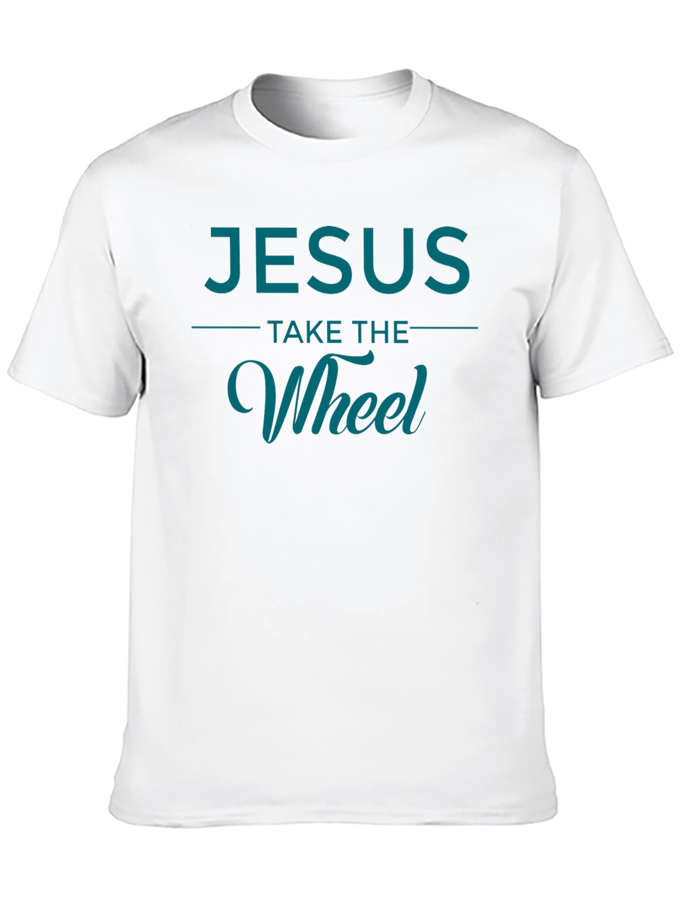 Jesus Take The Wheel Black T-Shirt